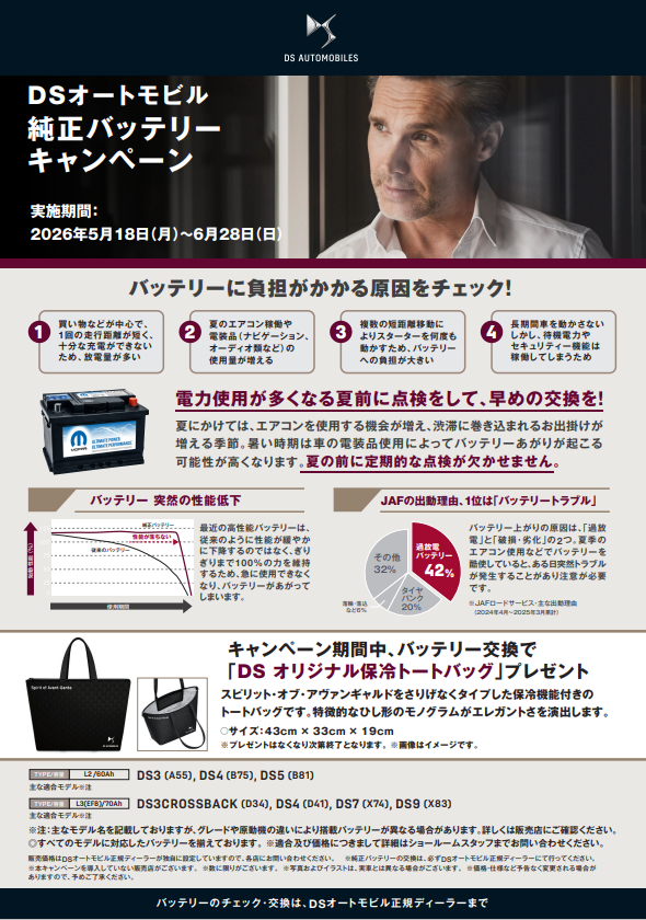 バッテリー交換キャンペーンのご案内